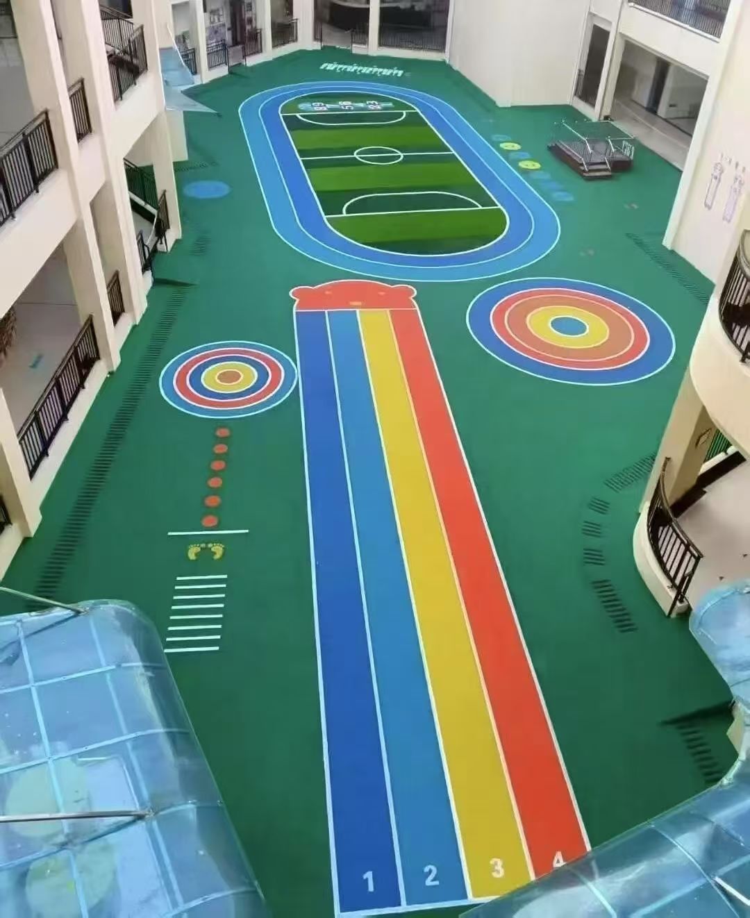 宝鸡市幼儿园塑胶跑道epdm塑胶跑道 - 厂家